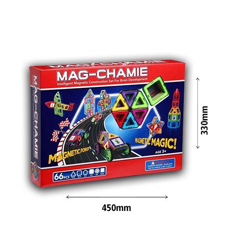 MAGCHAMIE INTELLIGENT MAGNETIC CONSTRUCTION SET FOR BRAIN DEVELOPMENT 66PCS