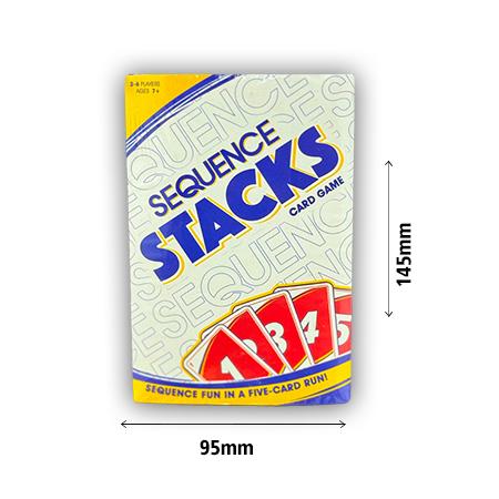 SEQUENCE STACKS CARD GAME