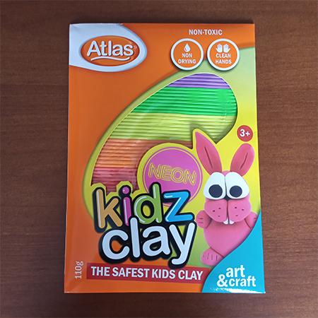 ATLAS KIDZ CLAY - 8 COLOUR/110G