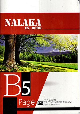 NALAKA - B5 BOOKS SQUARE RULED 120PGS
