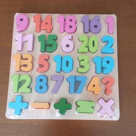 WOODEN PUZZLE - Numbers