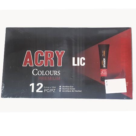 ACRY COLOURS 12PCS - AC1205