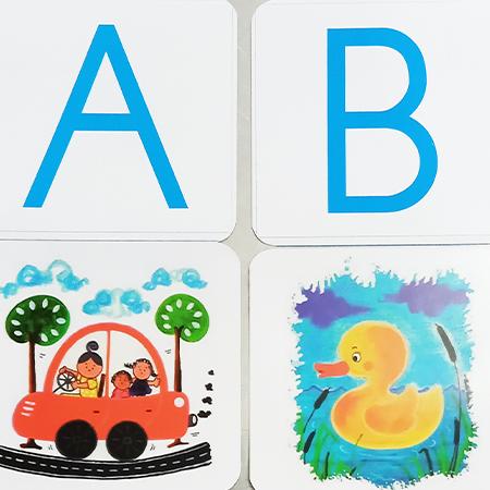 FLASH CARDS - English Capital & Simple Letters