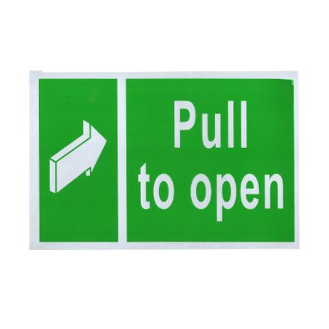 PULL TO OPEN