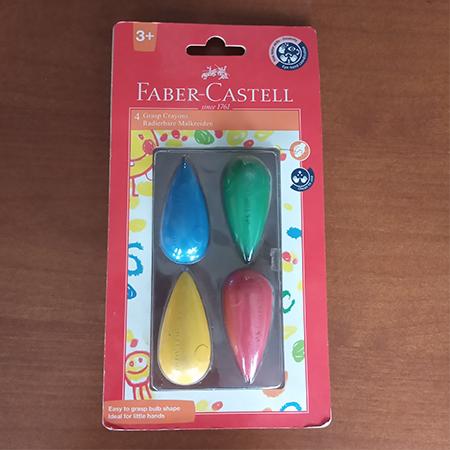 FABER CASTELL 4 GRASP CRAYONS