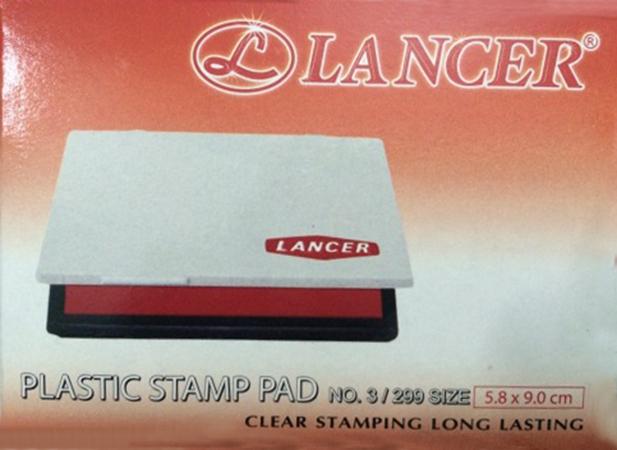 LANCER STAMP PAD - RED - NO 3