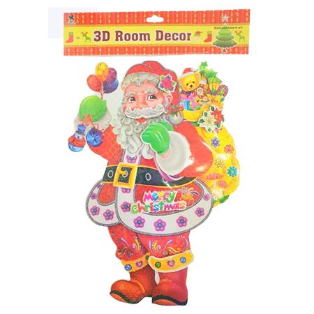 3D STICKER - ROOM DECOR - Santa Decoration