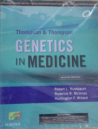 THOMPSON & THOMPSON GENETICS IN MEDICINE 8TH EDITION