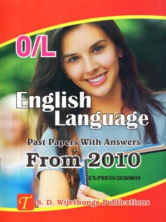 O/L ENGLISH LANGUAGE PAST PAPERS 2010