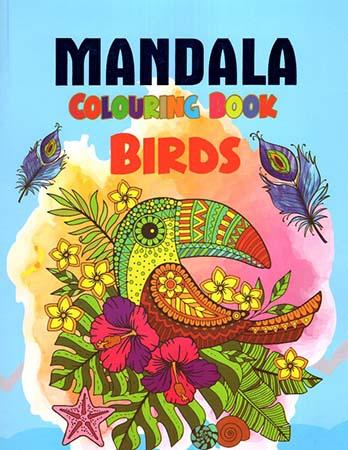 MANDALA COLOURING BOOK FOR ADULTS - BIRDS
