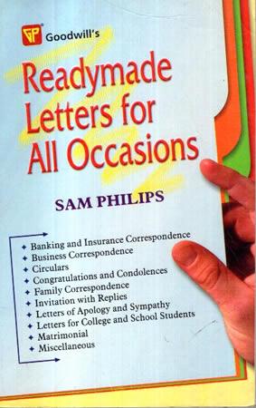 READYMADE LETTERS FOR ALL OCCASIONS