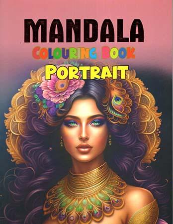 MANDALA COLOURING BOOK FOR ADULTS - PORTRAITS