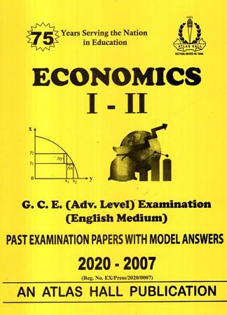 ECONOMICS- G.C.E.(A/L) ENGLISH MEDIAM