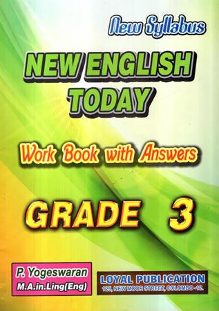 NEW ENGLISH TODAY WORK BOOK WITH ANSWERS - GRADE 3