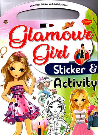 GLAMOUR GIRL STICKER & ACTIVITY