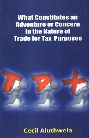 WHAT CONSTITUTES AN ADVENTURE OR CONCERN IN THE NATURE