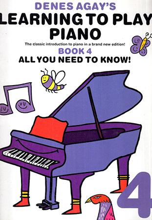 DENES AGAYS LEARNING TO PLAY PIANO BOOK - 4